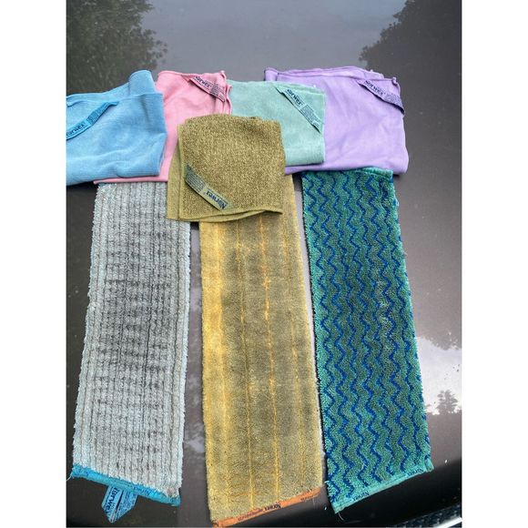 NORWEX Mop System w/ 3 used Pads 5 Hand cloth for window polish 2 enviro 1 fruit - Picture 6 of 16